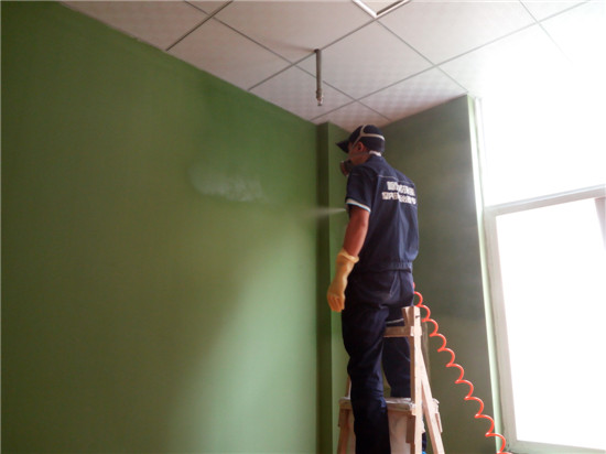 摩登花儿艺术学校除甲醛