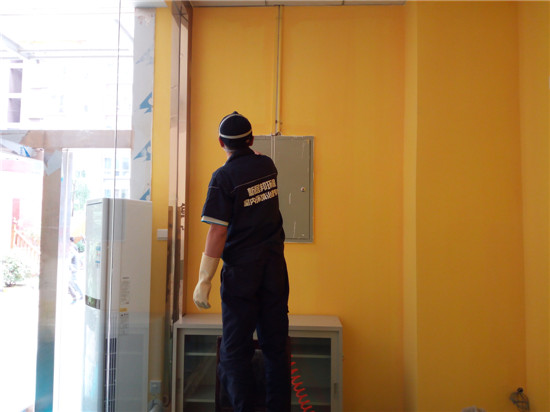 摩登花儿艺术学校除甲醛