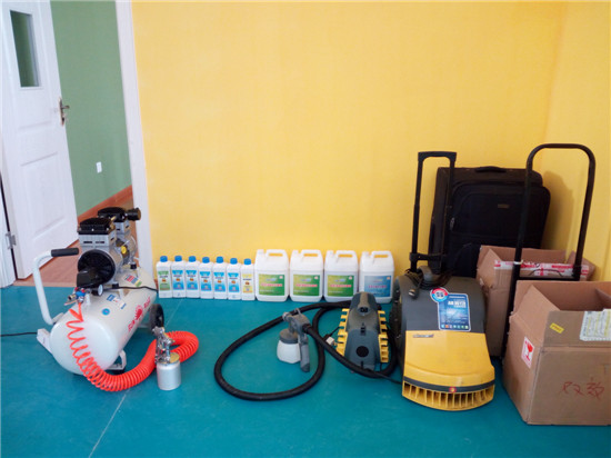 摩登花儿艺术学校除甲醛